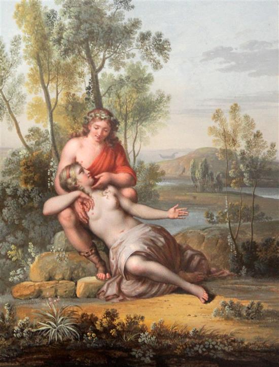 Michelangelo Maestri (1779–c.1812) Arianna E Bacco Vulcano e Pallade Giove e Antiope Teti; Nascita di Venere and Venere Ferita da Cupid